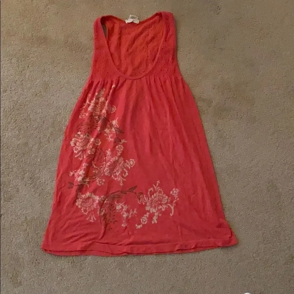 Coral summer flowy tank - Picture 1 of 2